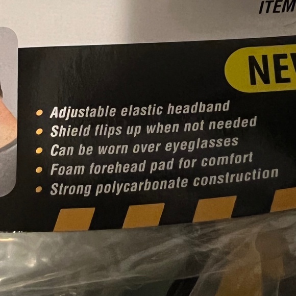 Western Safety Face Shield with Flip-up Visor, Free CD - Picture 4 of 6